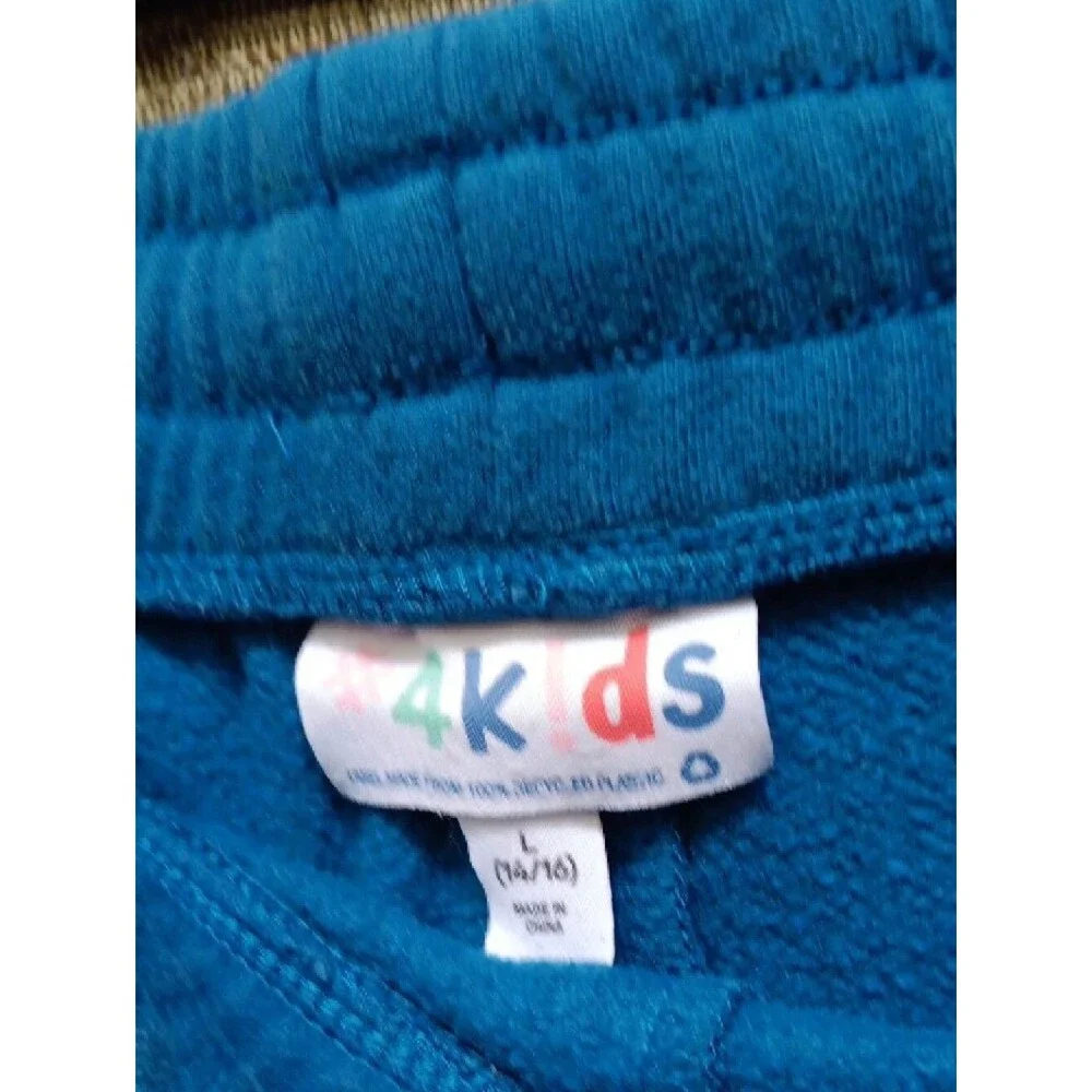 Kids Teal Pull-On Athletic Shorts